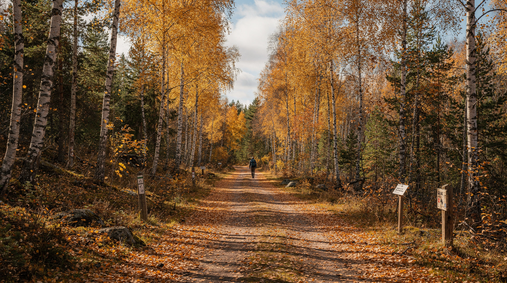 Autumn colours in Nordmarka: hiking Oslo's forest in October — October in Nordmarka means birch and aspen gold above Oslo. We hiked the forest 
