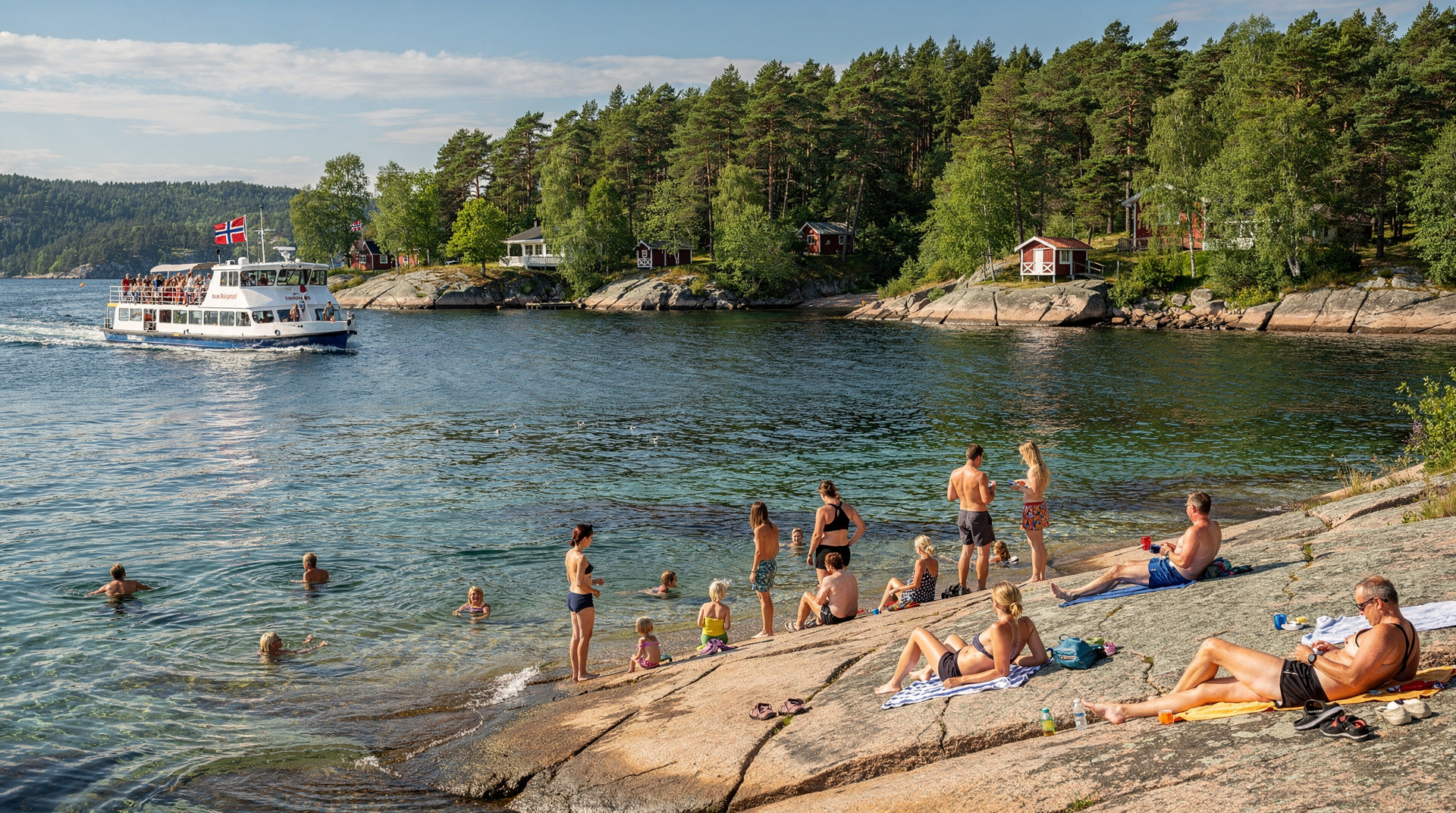 A summer day hopping the Oslofjord islands: what we actually did — A detailed account of a full summer day island hopping on the Oslofjord: Hovedøy