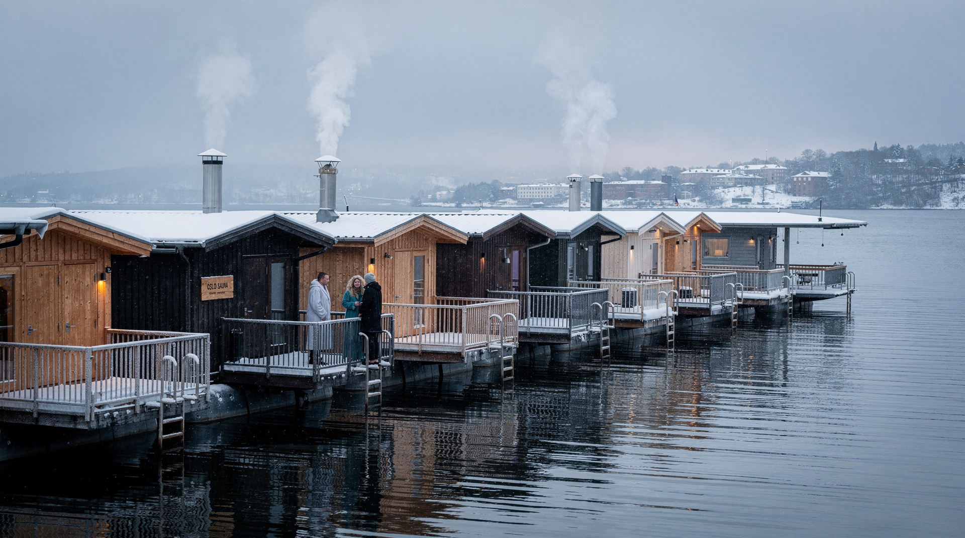 Saunas d'Oslo comparés : public, privé et guidé — lequel choisir — Saunas flottants d'Oslo comparés honnêtement : sessions publiques, pods privés, 