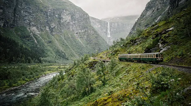 Bergen to Oslo: Nærøyfjord cruise and Flåm Railway