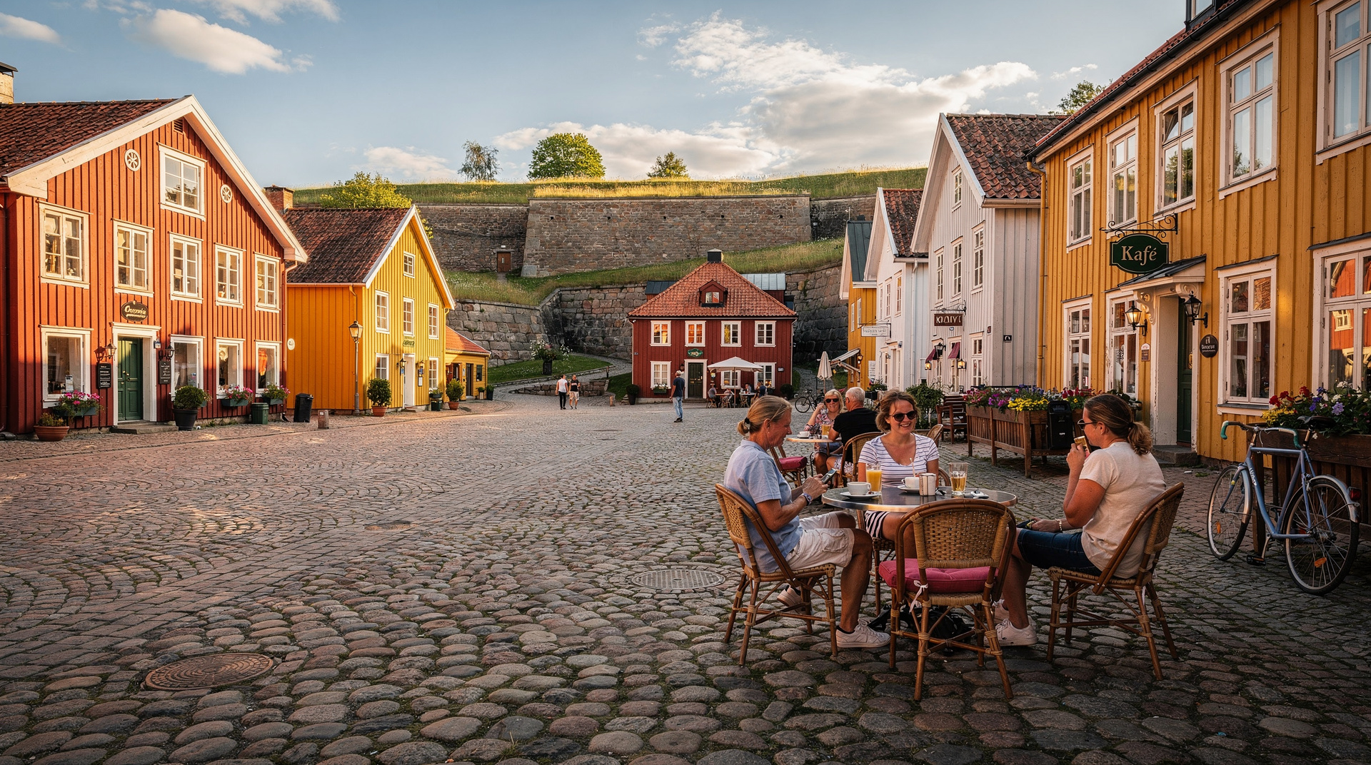 Fredrikstad day trip from Oslo: Scandinavia's best-preserved fortress town — Fredrikstad: 1 hour by Vy train from Oslo. Gamlebyen old town — moated bastions,