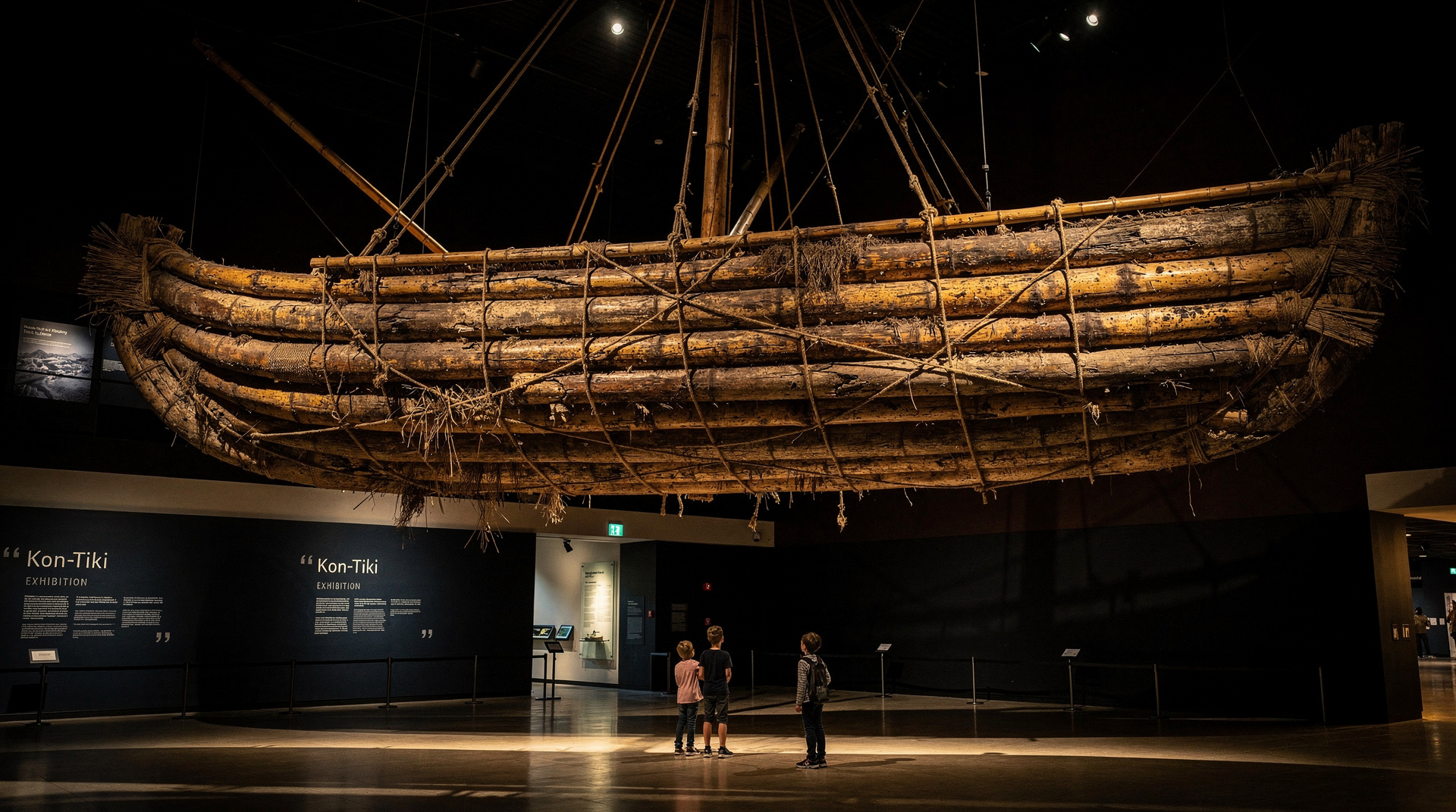 Guide du Musée Kon-Tiki d'Oslo : le radeau de Heyerdahl et l'expédition Ra — Musée Kon-Tiki à Bygdøy : le radeau en balsa de Thor Heyerdahl, le Ra II, les ar