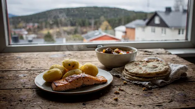 Oslo: scenic forest walk with coffee and bonfire waffles