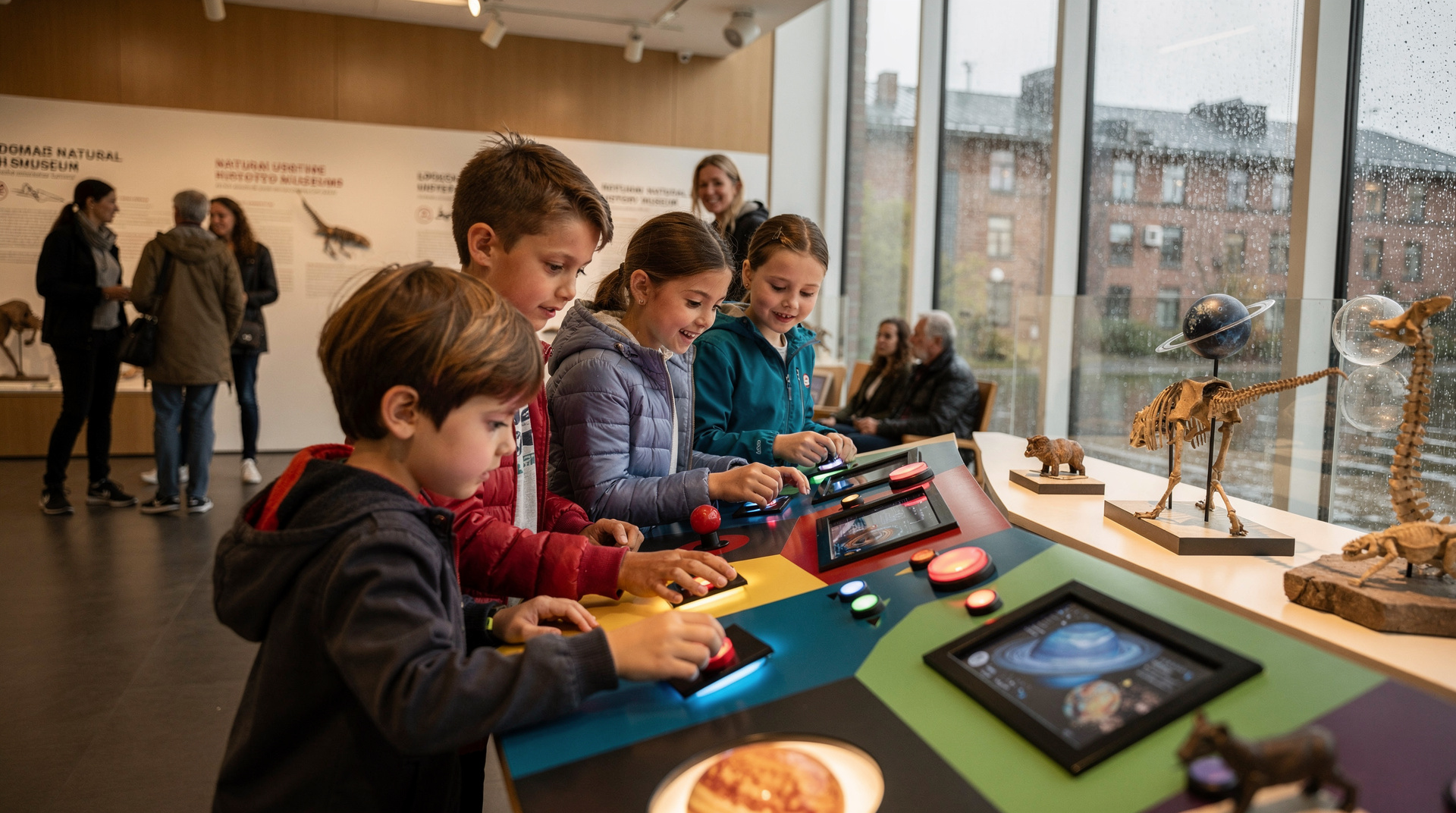 Rainy day with kids in Oslo: the indoor family plan — Oslo rainy day family plan: Teknisk Museum, Viking Planet VR, escape rooms and M