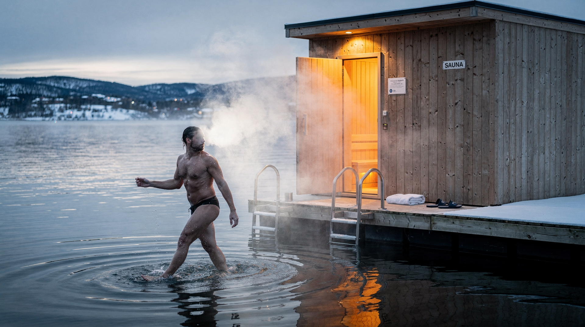 Sauna et bain froid à Oslo : le rituel du bain dans le fjord expliqué — Comment fonctionne le rituel sauna-plongeon froid de l'Oslofjord, ce que ça fait