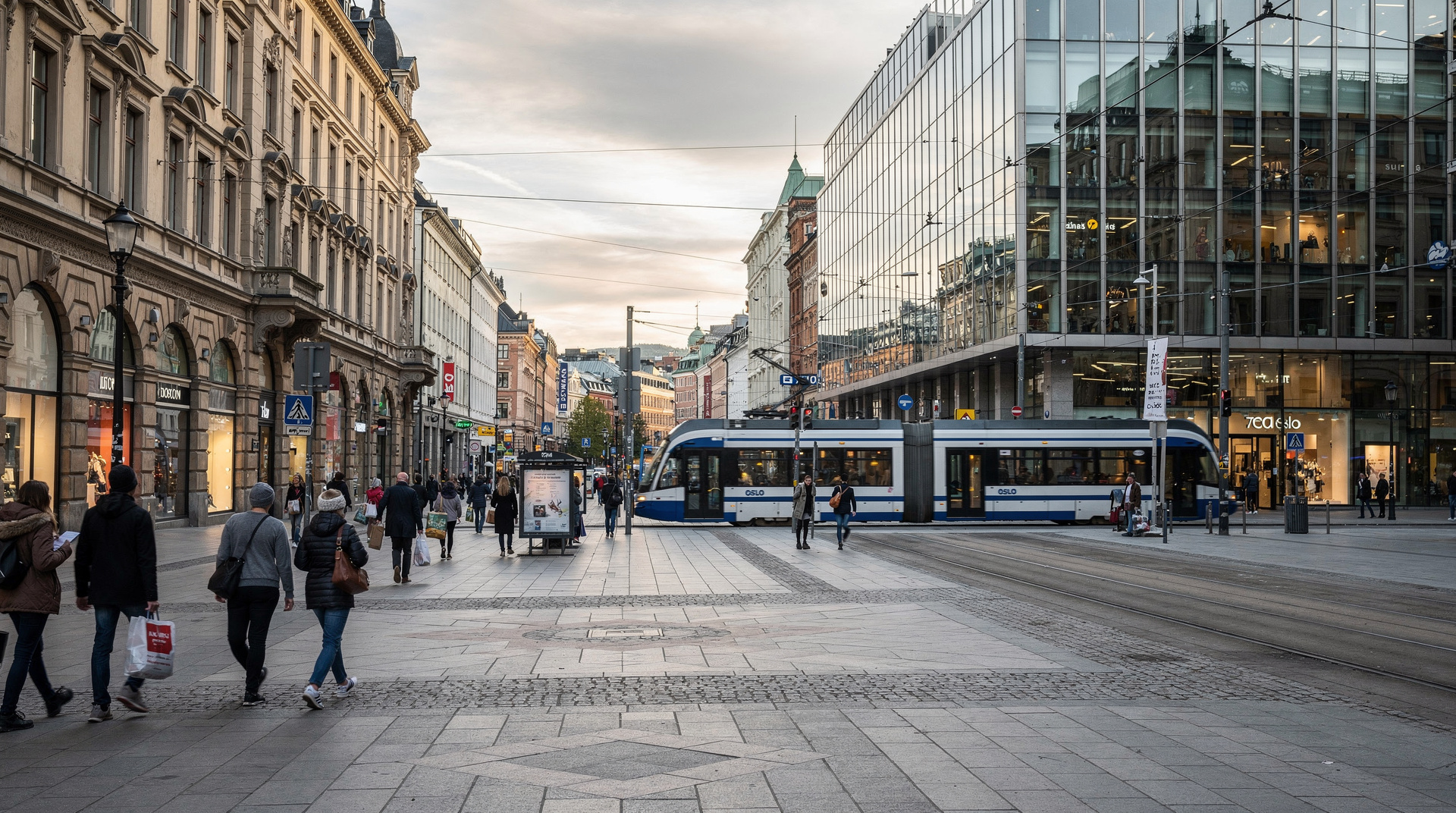 Guide du quartier Sentrum — le cœur central d'Oslo — Oslo Sentrum couvre Karl Johans gate, Aker Brygge, le Palais royal et les grands