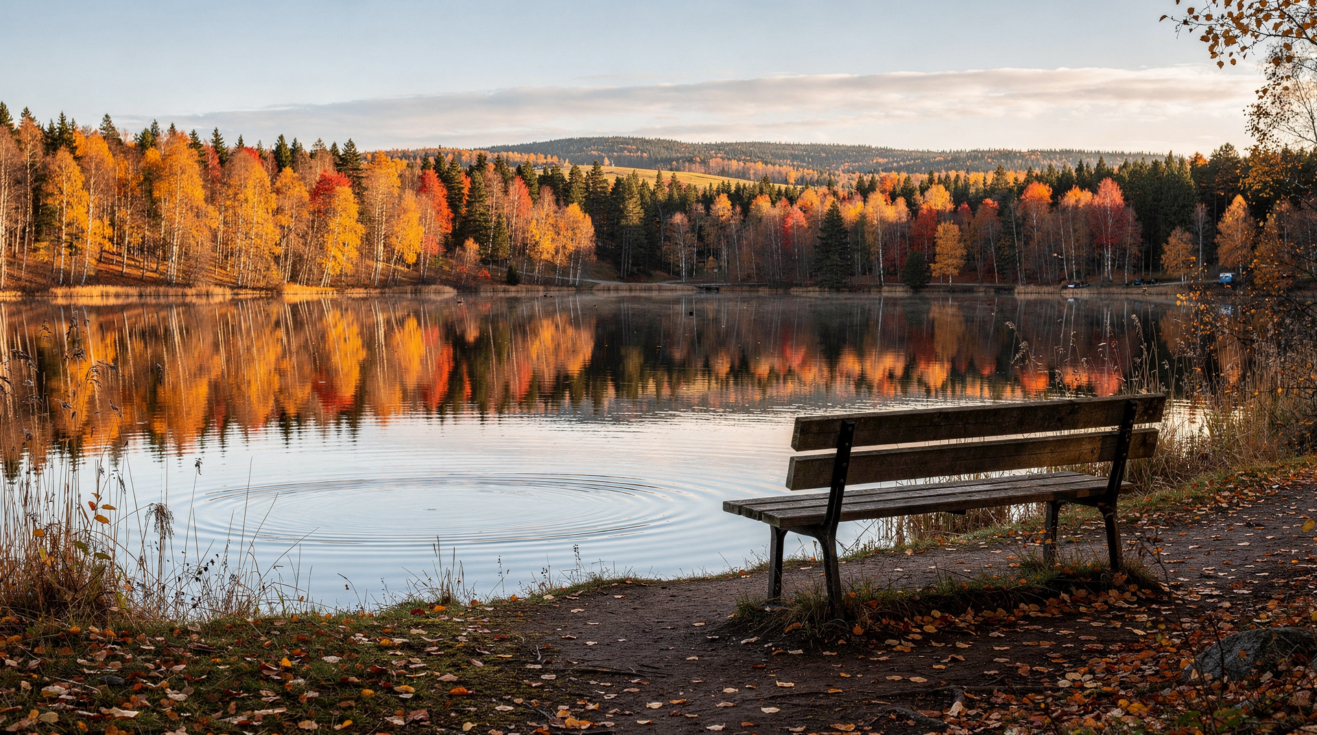 Lac de Sognsvann — le lac de baignade et de randonnée accessible en métro à Oslo — Sognsvann est un lac forestier clair à 25 minutes du centre d'Oslo en métro. Bai